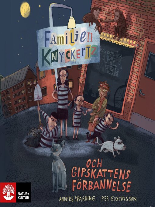 Titeldetaljer för Familjen Knyckertz och gipskattens förbannelse av Per Gustavsson - Tillgänglig